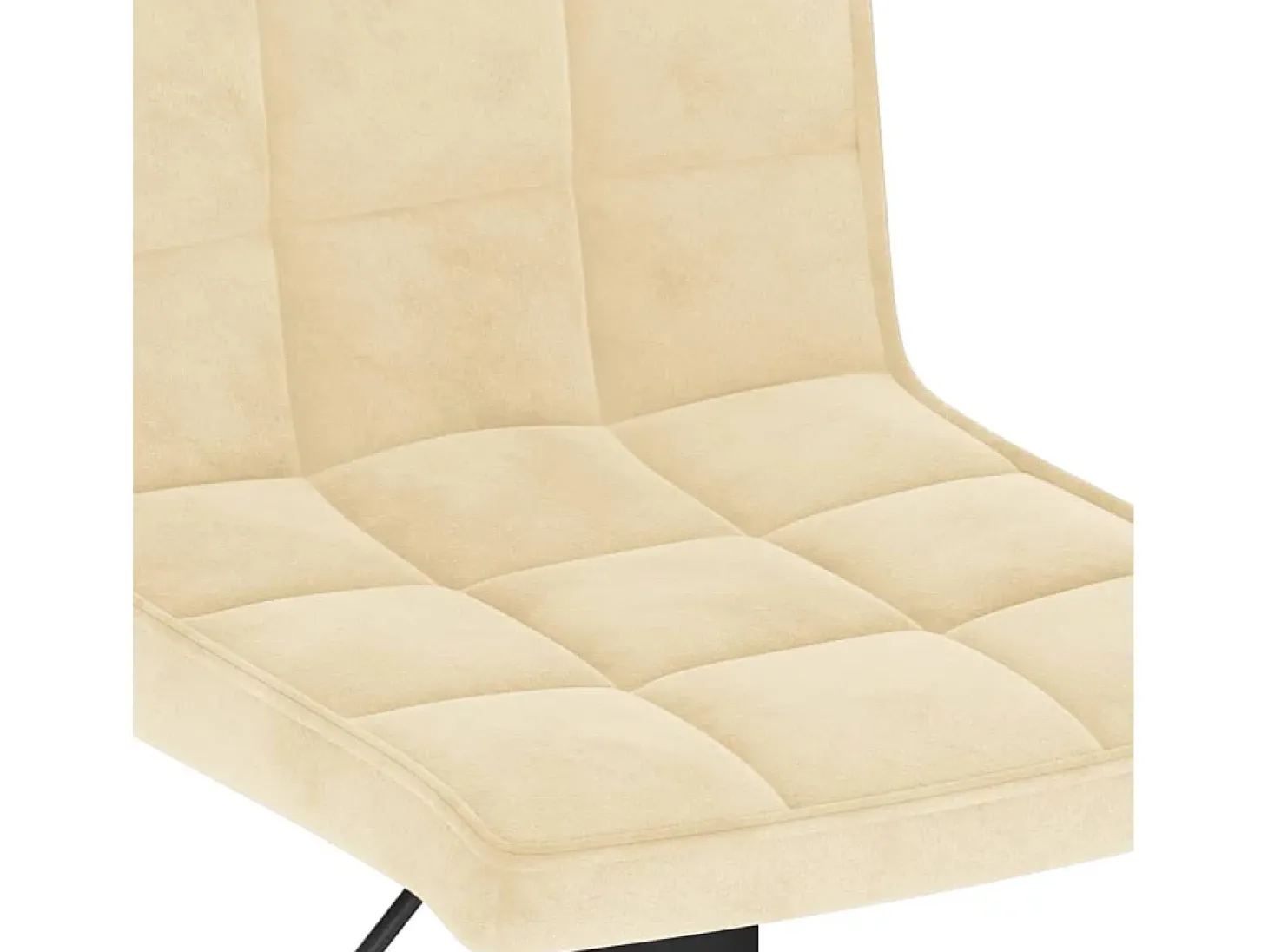 Bancos de bar 2 pcs veludo creme