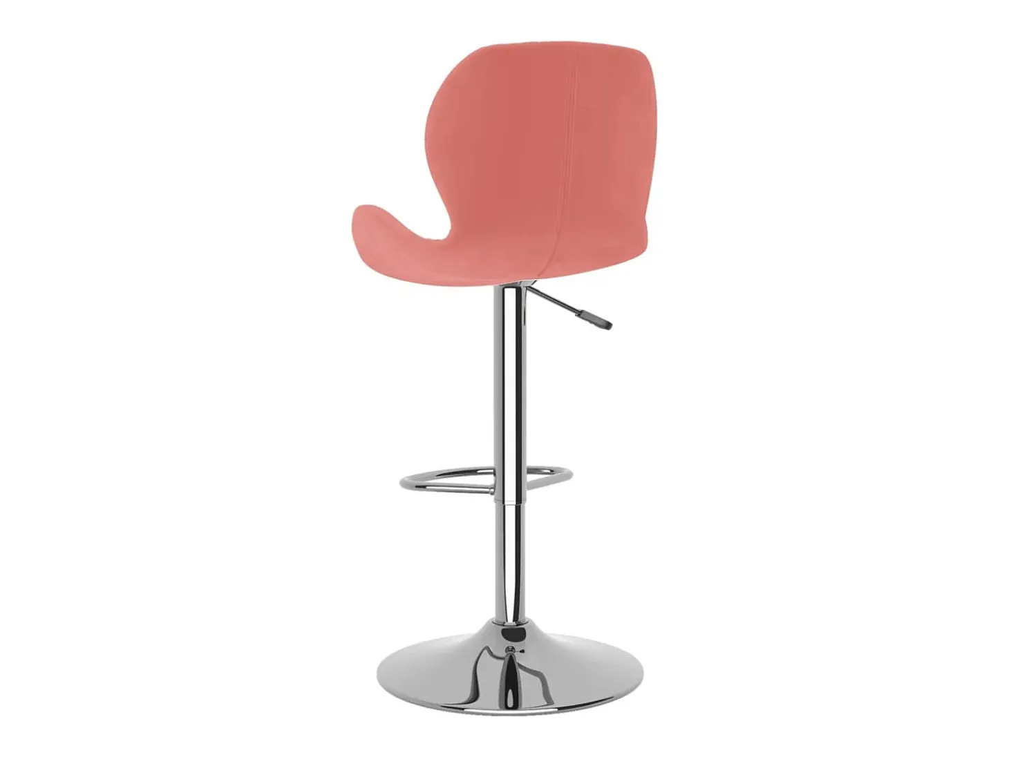 Bancos de bar 2 pcs veludo rosa