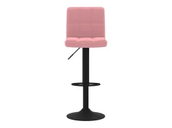 Bancos de bar 2 pcs veludo rosa