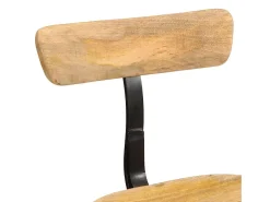Bancos de bar 2 pcs 49x43x79 cm madeira de mangueira maciça