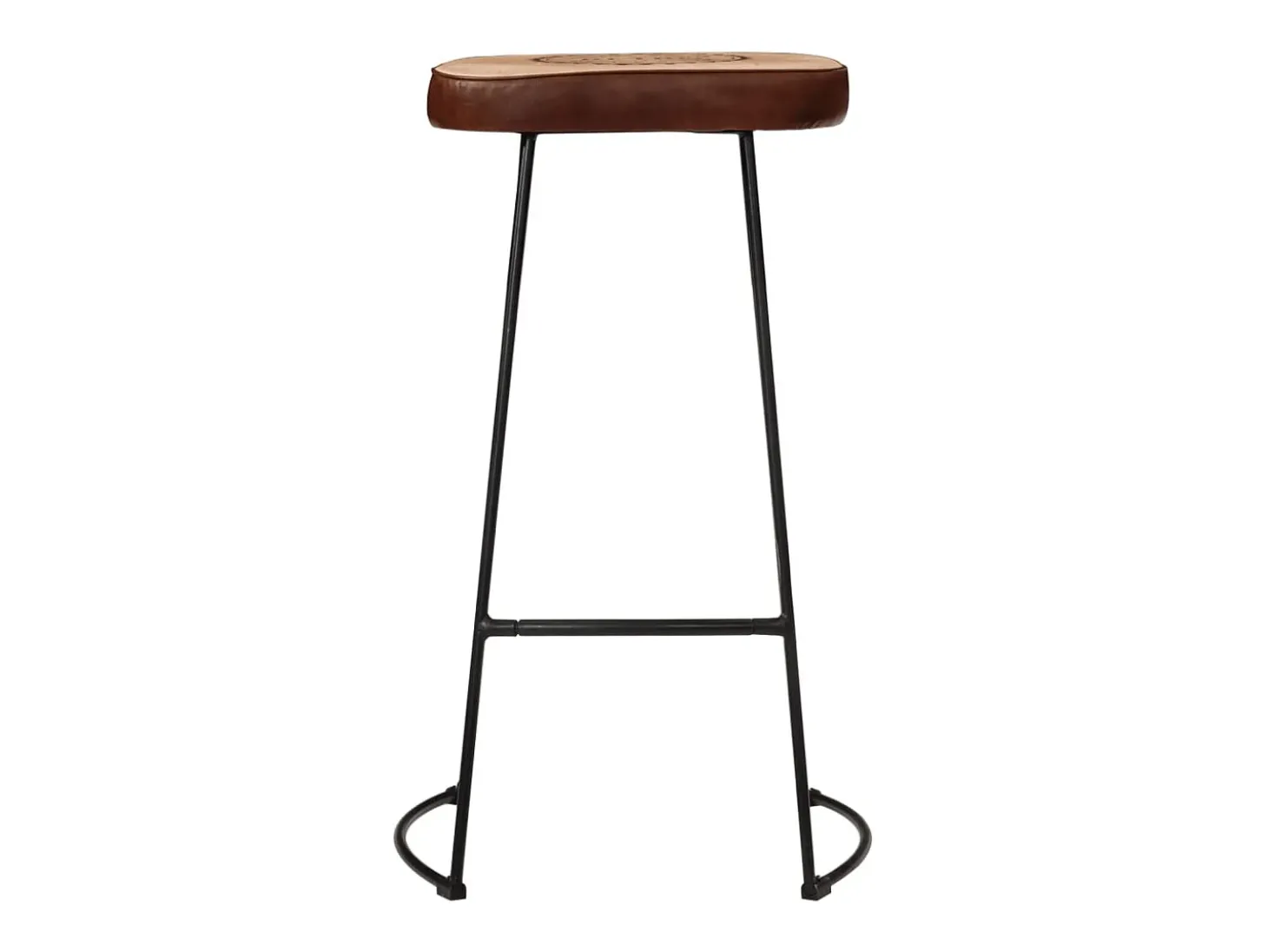 Bancos de bar 2 pcs 44x37,5x78 cm castanho-escuro PT147512