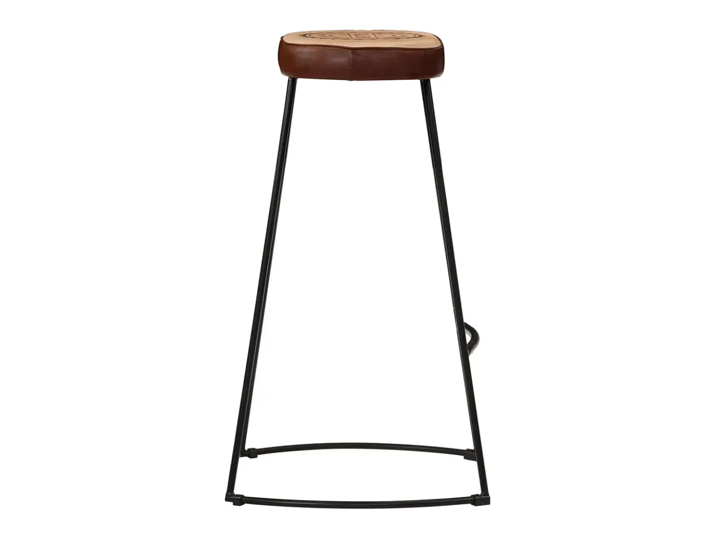 Bancos de bar 2 pcs 44x37,5x78 cm castanho-escuro PT147512