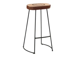 Bancos de bar 2 pcs 44x37,5x78 cm castanho-escuro PT147512