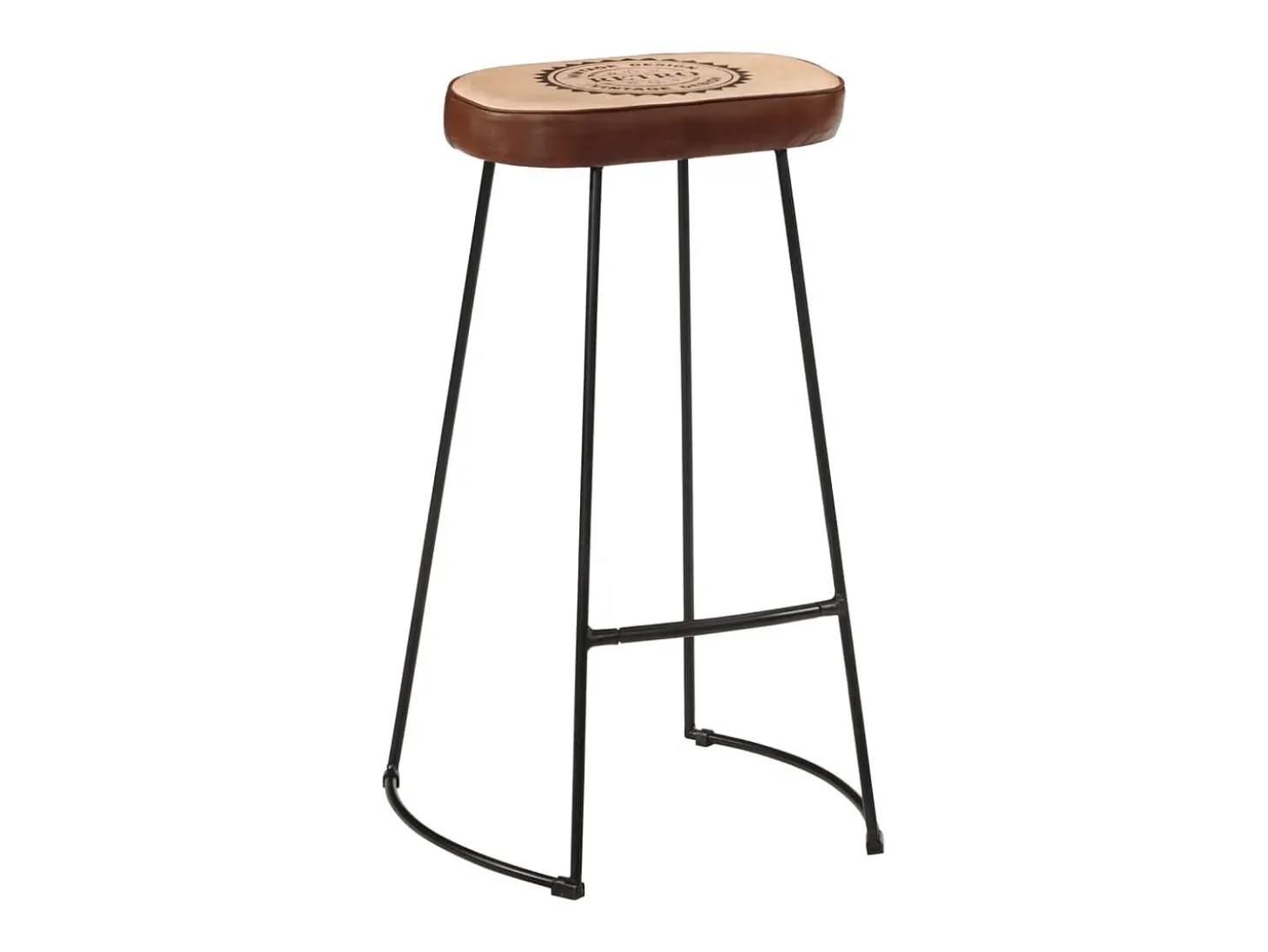Bancos de bar 2 pcs 44x37,5x78 cm castanho-escuro PT147512