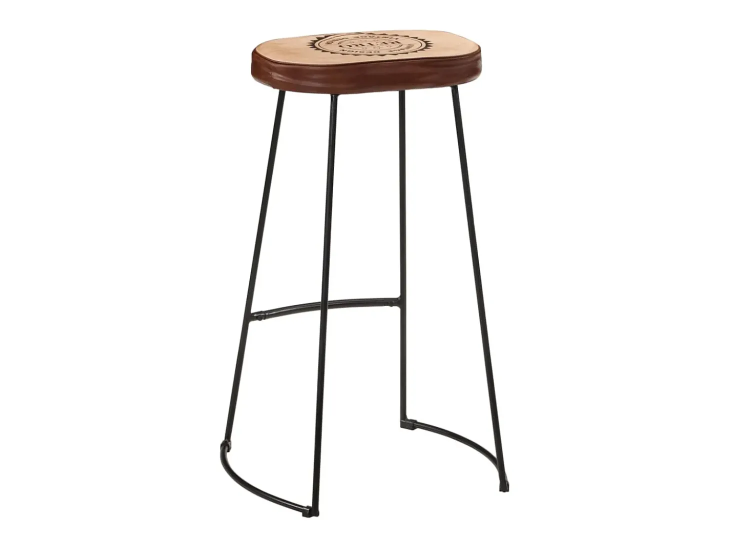 Bancos de bar 2 pcs 44x37,5x78 cm castanho-escuro PT147512