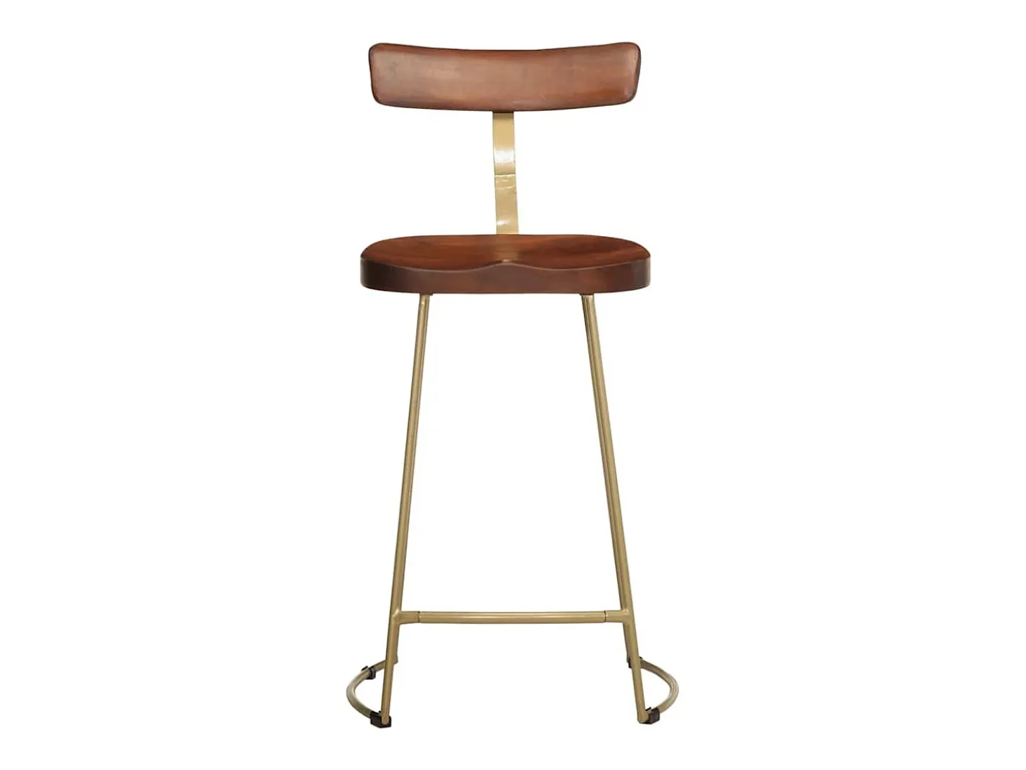 Bancos de bar 2 pcs 49x43x88 cm madeira de mangueira maciça