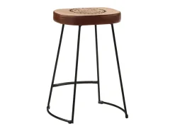 Bancos de bar 2 pcs 41x29x62 cm castanho-escuro PT590782
