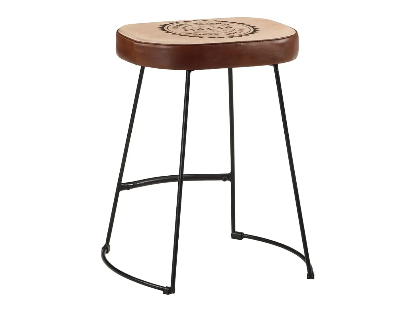 Bancos de bar 2 pcs 40x29,5x53 cm castanho-escuro