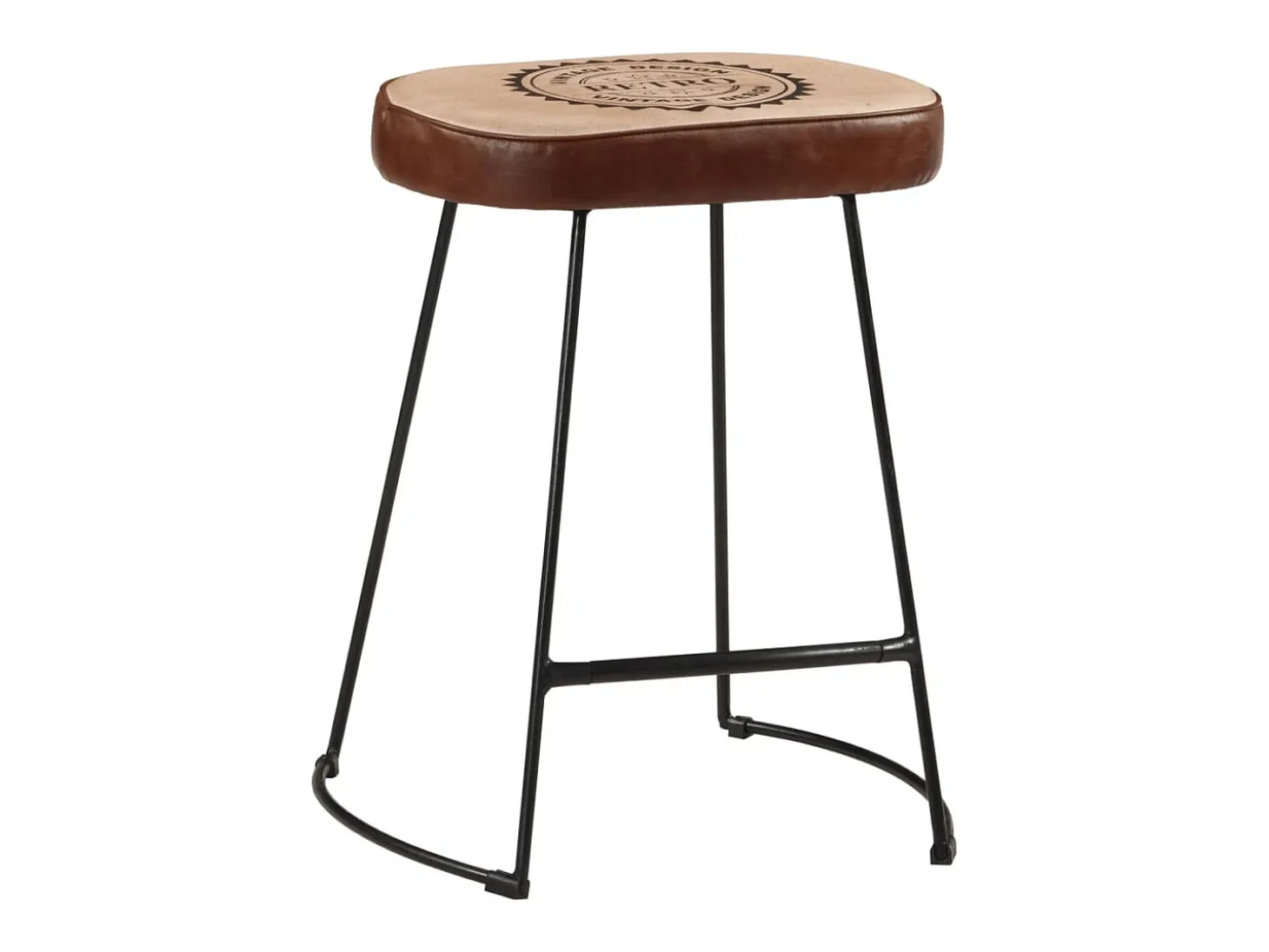 Bancos de bar 2 pcs 40x29,5x53 cm castanho-escuro PT733358
