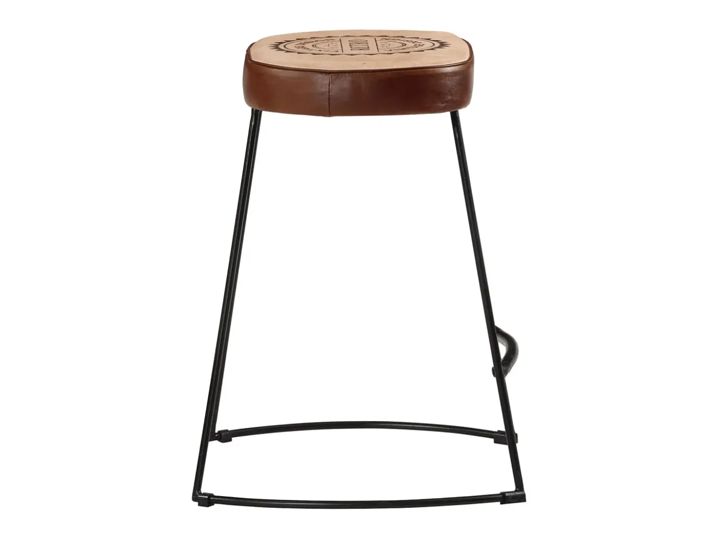 Bancos de bar 2 pcs 40x29,5x53 cm castanho-escuro PT733358