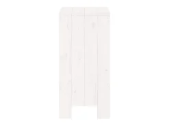 Bancos de bar 2 pcs 40x36x75 cm madeira de pinho maciça branco PT194866