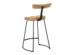 Bancos de bar 2 pcs 49x43x88 cm madeira de mangueira maciça