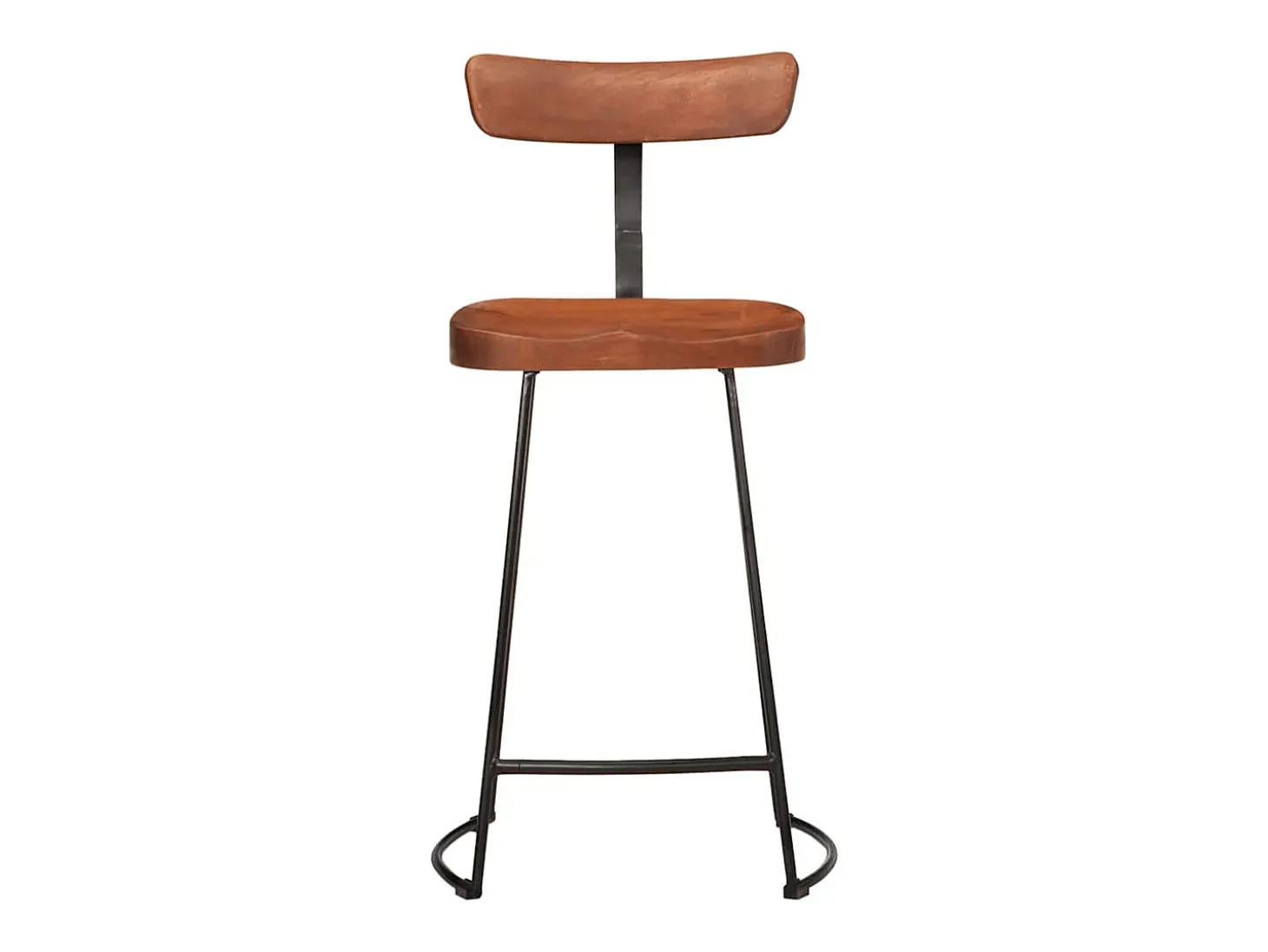 Bancos de bar 2 pcs 49x43x88 cm madeira de mangueira maciça