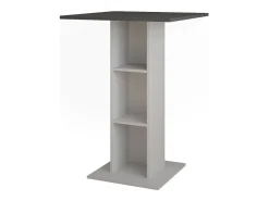 Bartisch antracite/branco 75x75x106 repose