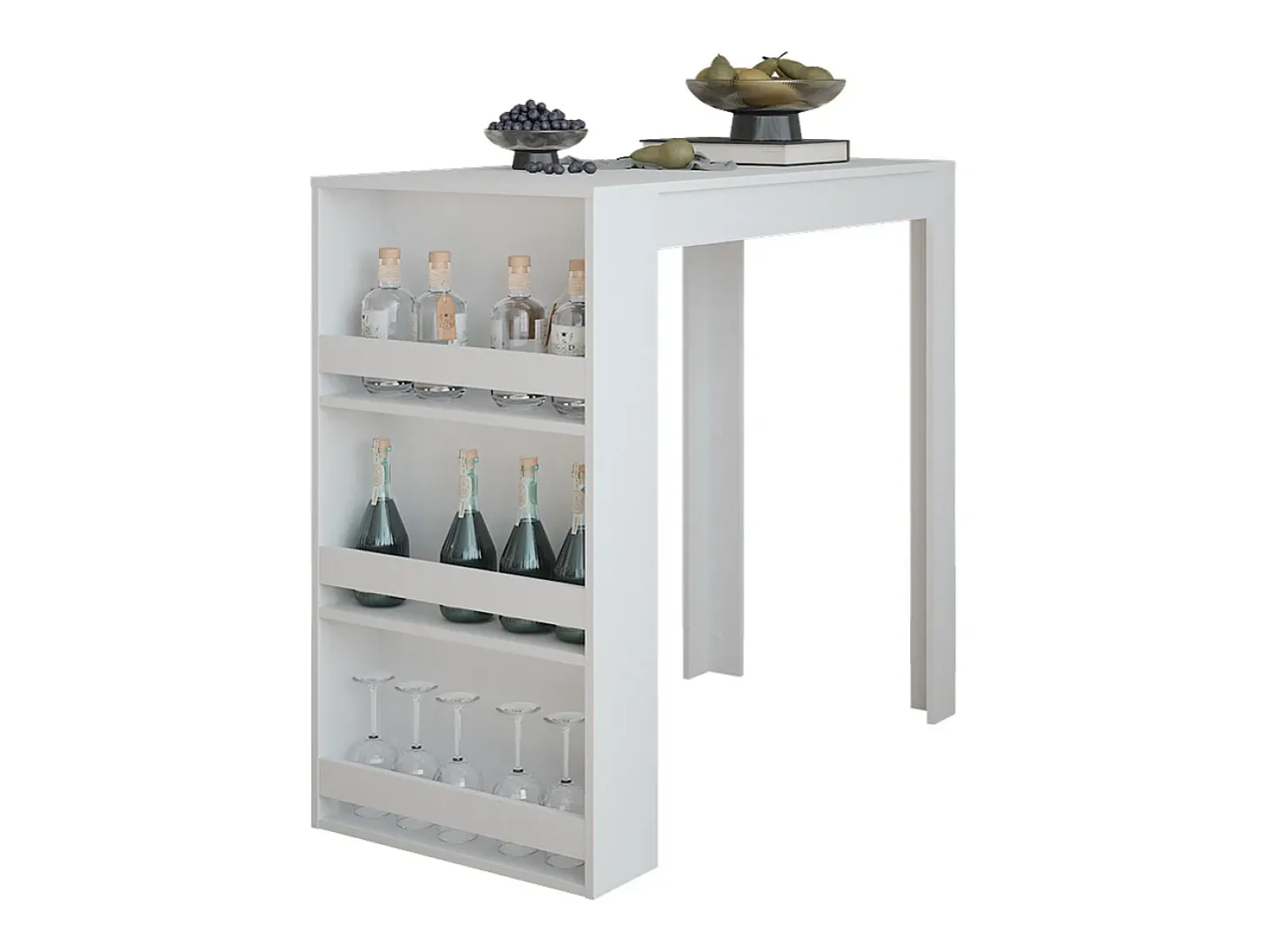 Bartisch branco 57x117x106 repose