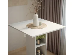 Bartisch branco 75x75x106 repose