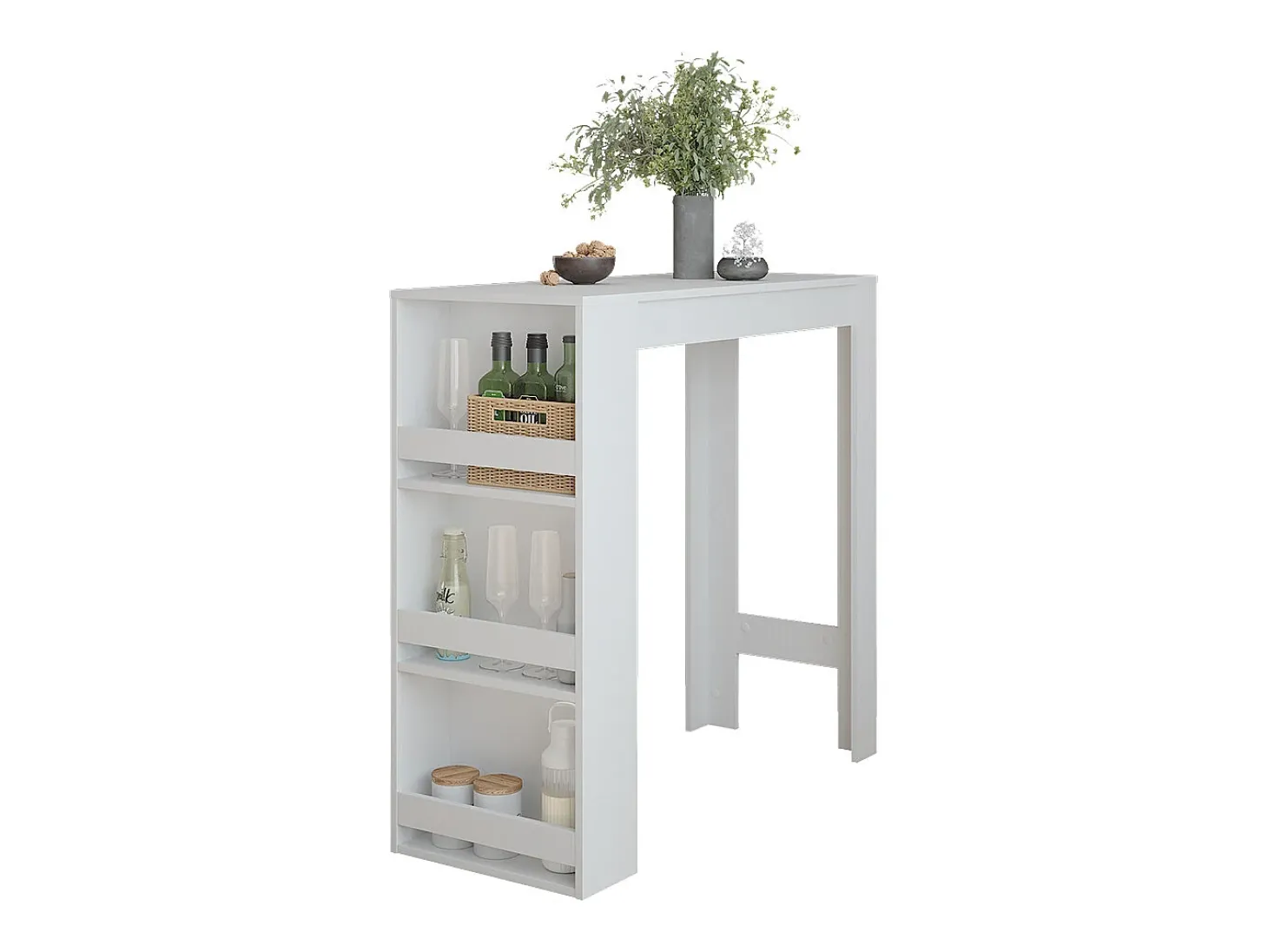 Bartisch branco 45x110x106 repose