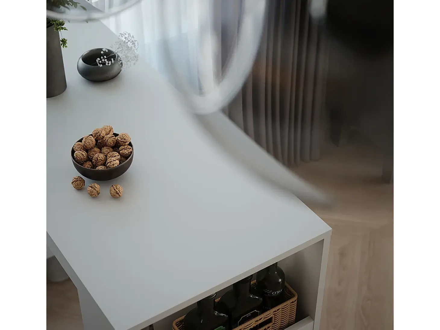 Bartisch branco 45x110x106 repose