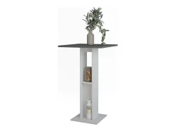 Bartisch branco/antracite 65x65x106 repose