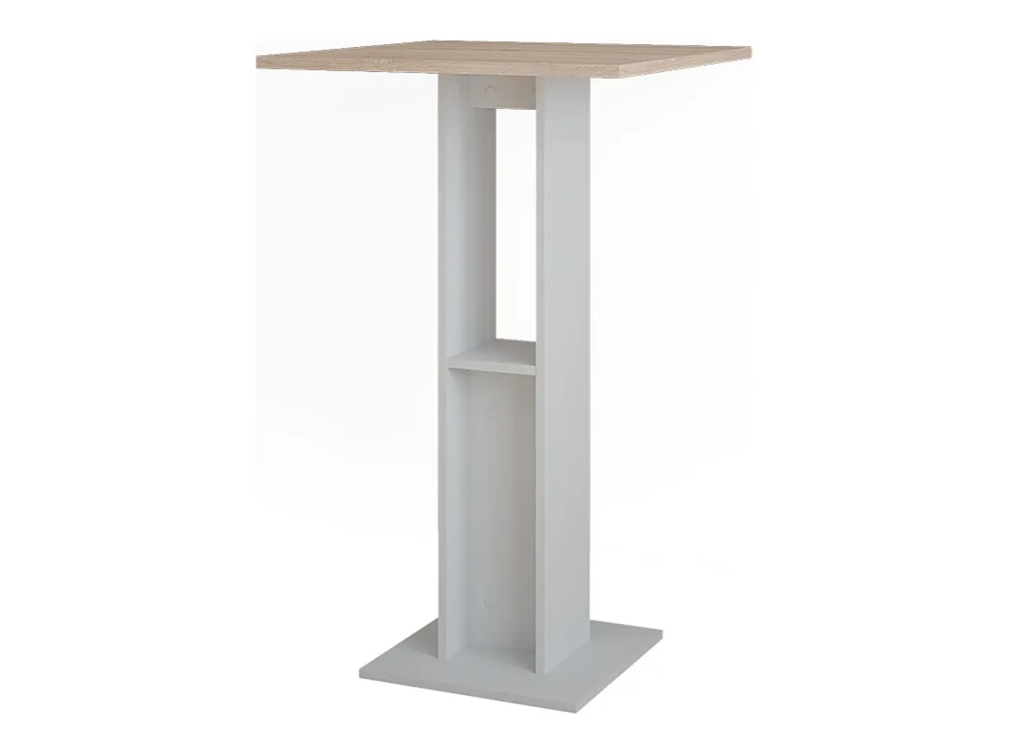 Bartisch branco/sonoma 65x65x106 repose