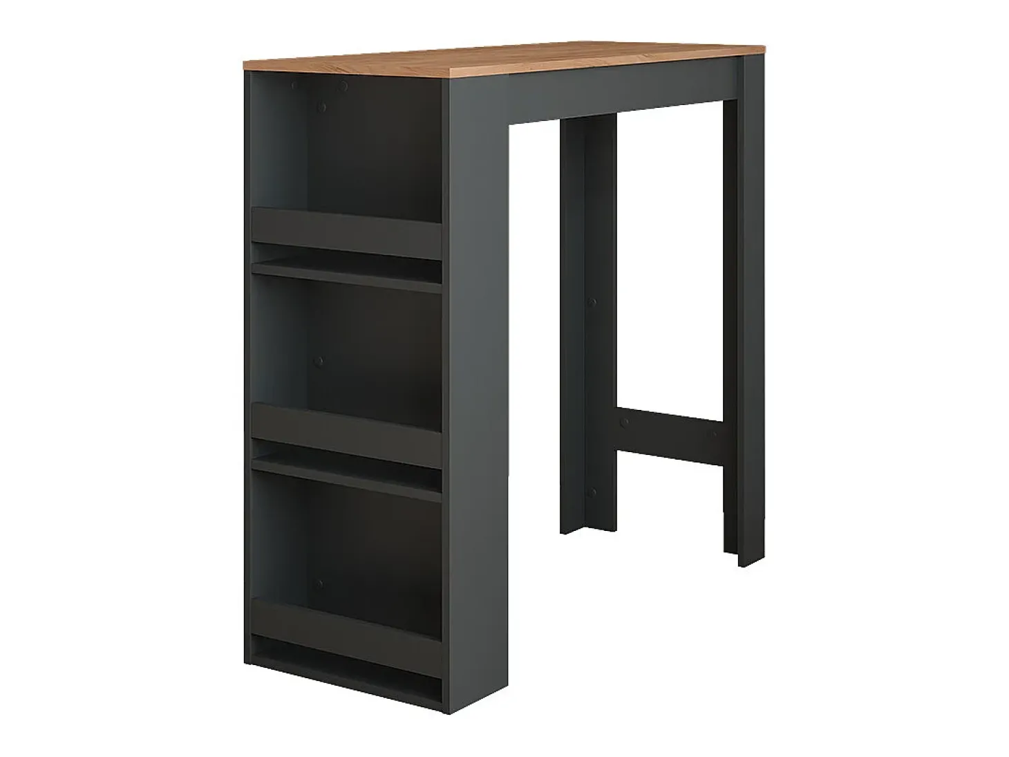 Bartisch carvalho antracite/goldkraft 45x110x106 repose