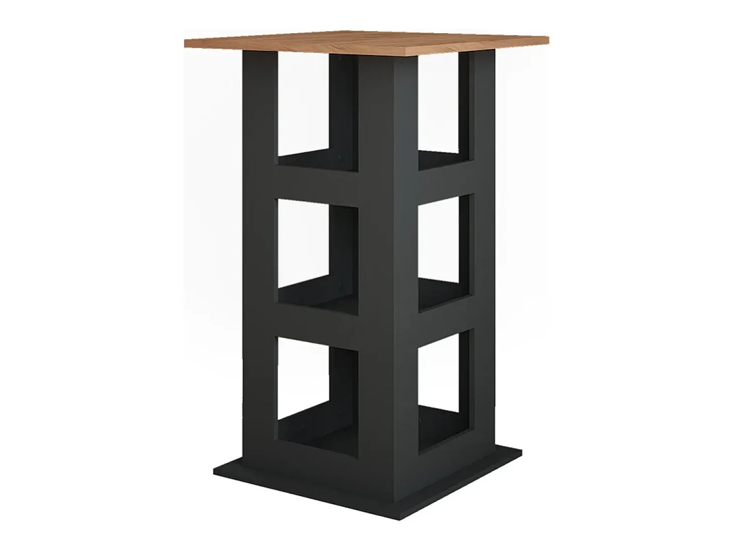 Bartisch carvalho goldkraft/antracite 65x65x106 repose