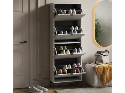 Basculante de sapatos branco 60x24x168 eliza