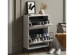 Basculante de sapatos branco 60x24x92 eliza