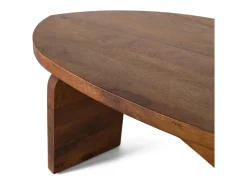 Base de mesa em madeira de mangue