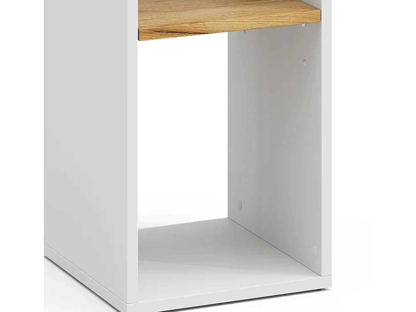 Bücherregal carvalho branco/dourado 30x30x74 tomy