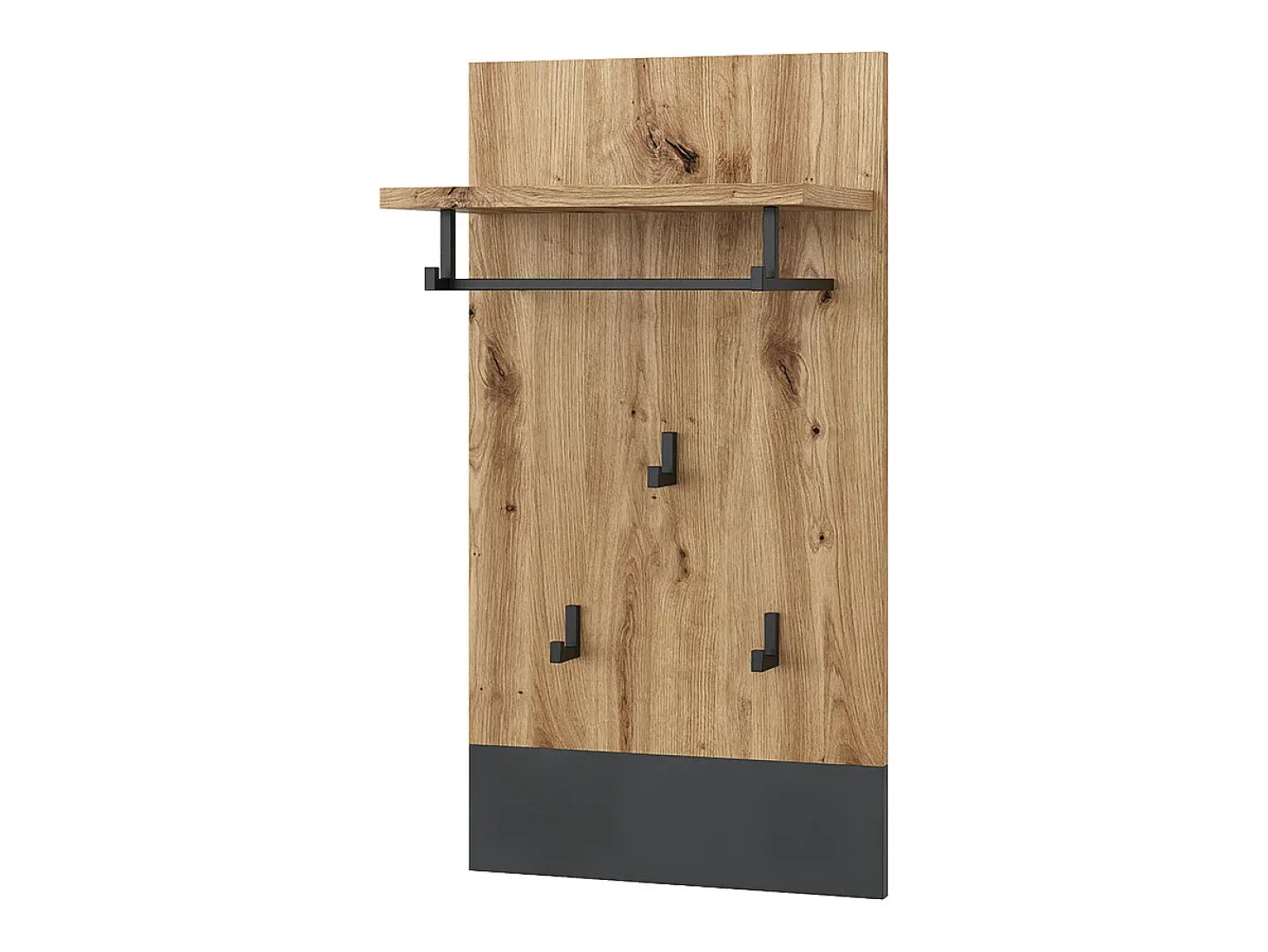 Bengaleiro de parede antracite 44x25.6x83 selena
