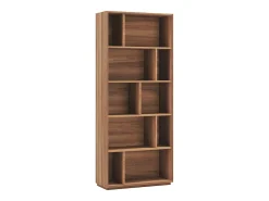 Biblioteca 5 prateleiras - A191cm x C80cm x P32cm nogueira - Nack