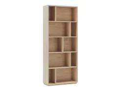 Biblioteca 5 prateleiras - A191cm x C80cm x P32cm carvalho - Nack