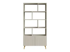 Biblioteca com 2 portas e 8 nichos bege - NORSIM de Pascal Morabito