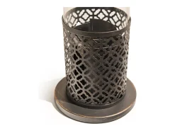 Biolareira de mesa a bioetanol TOLOSA Preto Ouro D20 x H49,5 interno externo