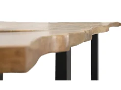 BORDA TUDO. CM 180X90X77-COMPRIMENTO TOTAL 280 (MADEIRA MANGA)