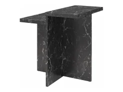 Brielle | Mesa de centro com aspeto de mármore Preto