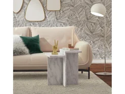 Brielle | Mesa de centro em Marble Look White
