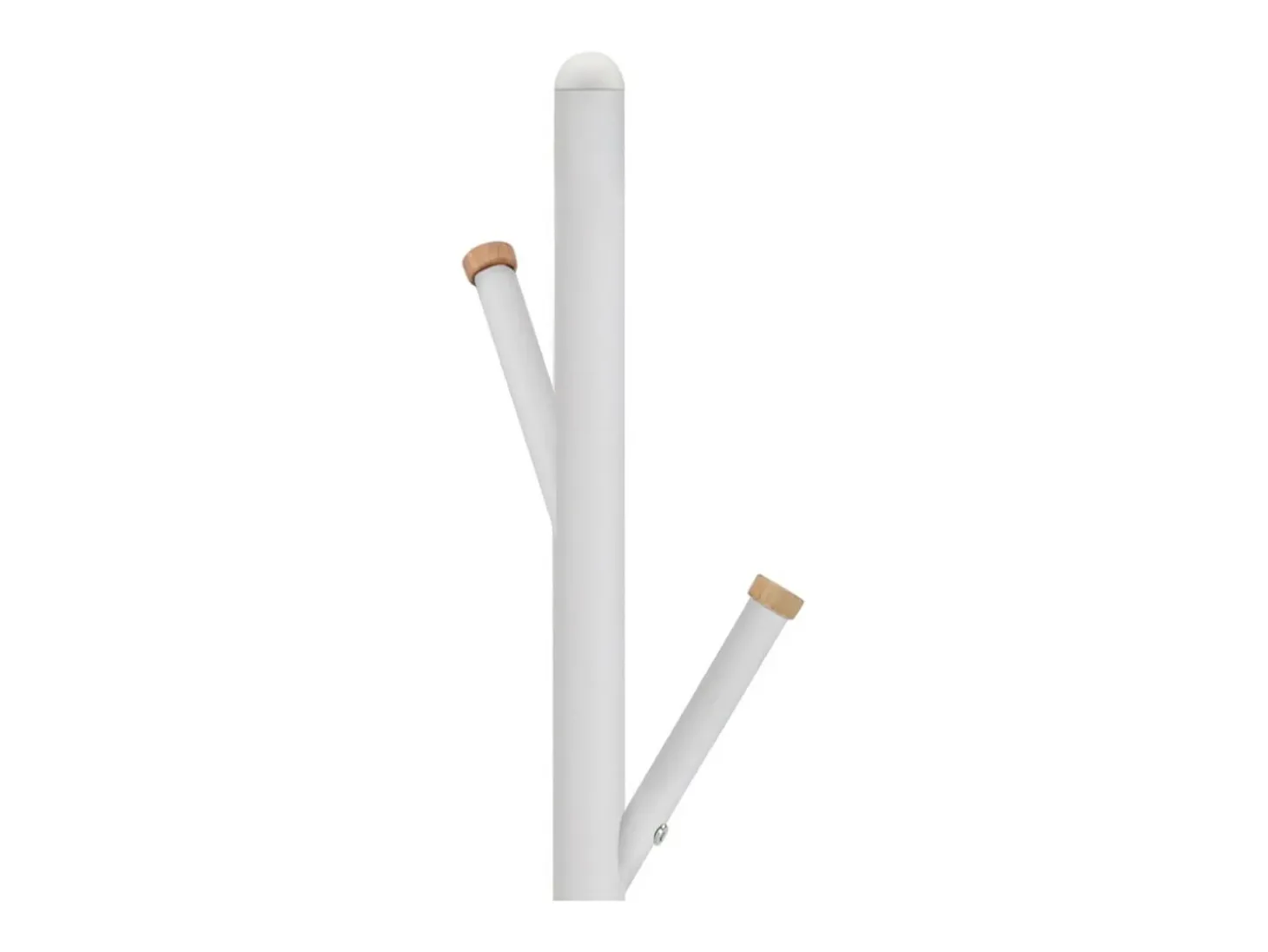 Cabide com 6 ganchos - metal - branco - ITARNA