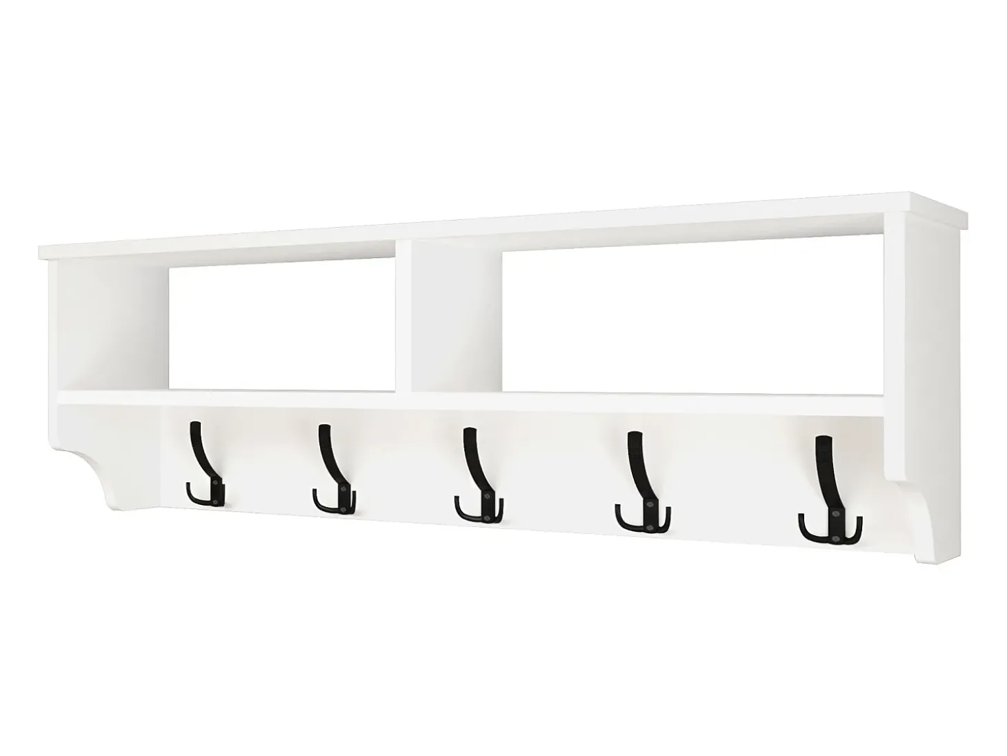 Cabide com 15 ganchos 120 x 22 x 37 cm branco 03_0008186