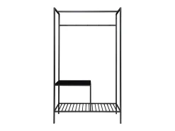 Cabide de Chão Vita, Preto, 38x101x170 cm, Kendra Home