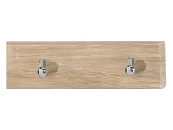 Cabide de parede - MDF - castanho - JANI 2, 5 ganchos