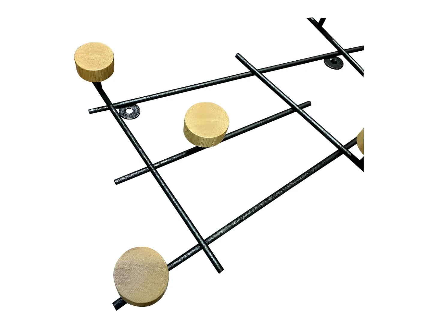Cabide de parede - metal - preto - LADY
