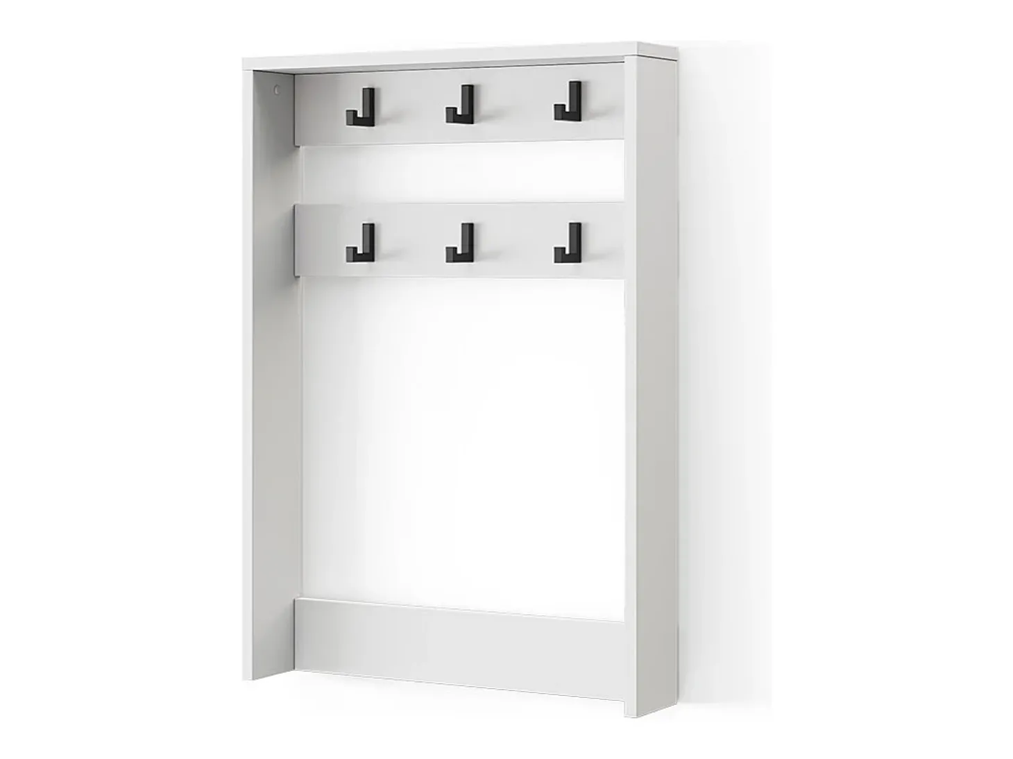 Cabide de parede branco 60x12.1x85 eliza