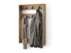Cabide de parede carvalho viking 60x12.1x85 eliza