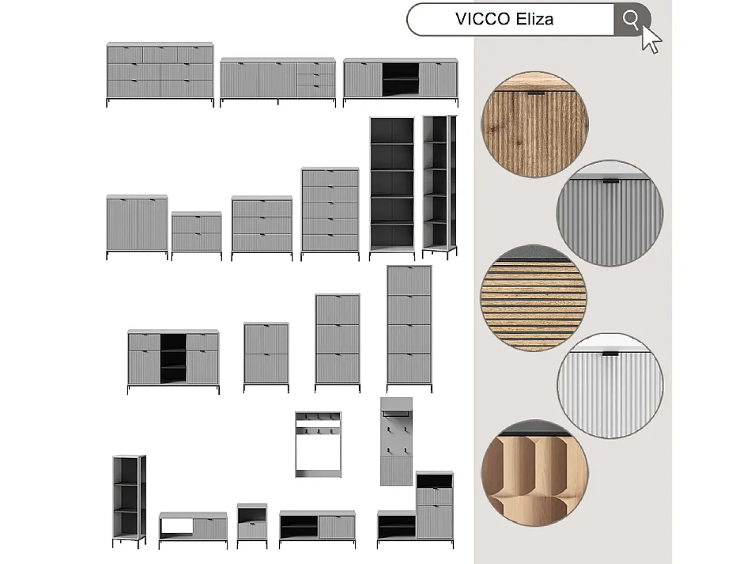 Cabide de parede carvalho viking 60x12.1x85 eliza
