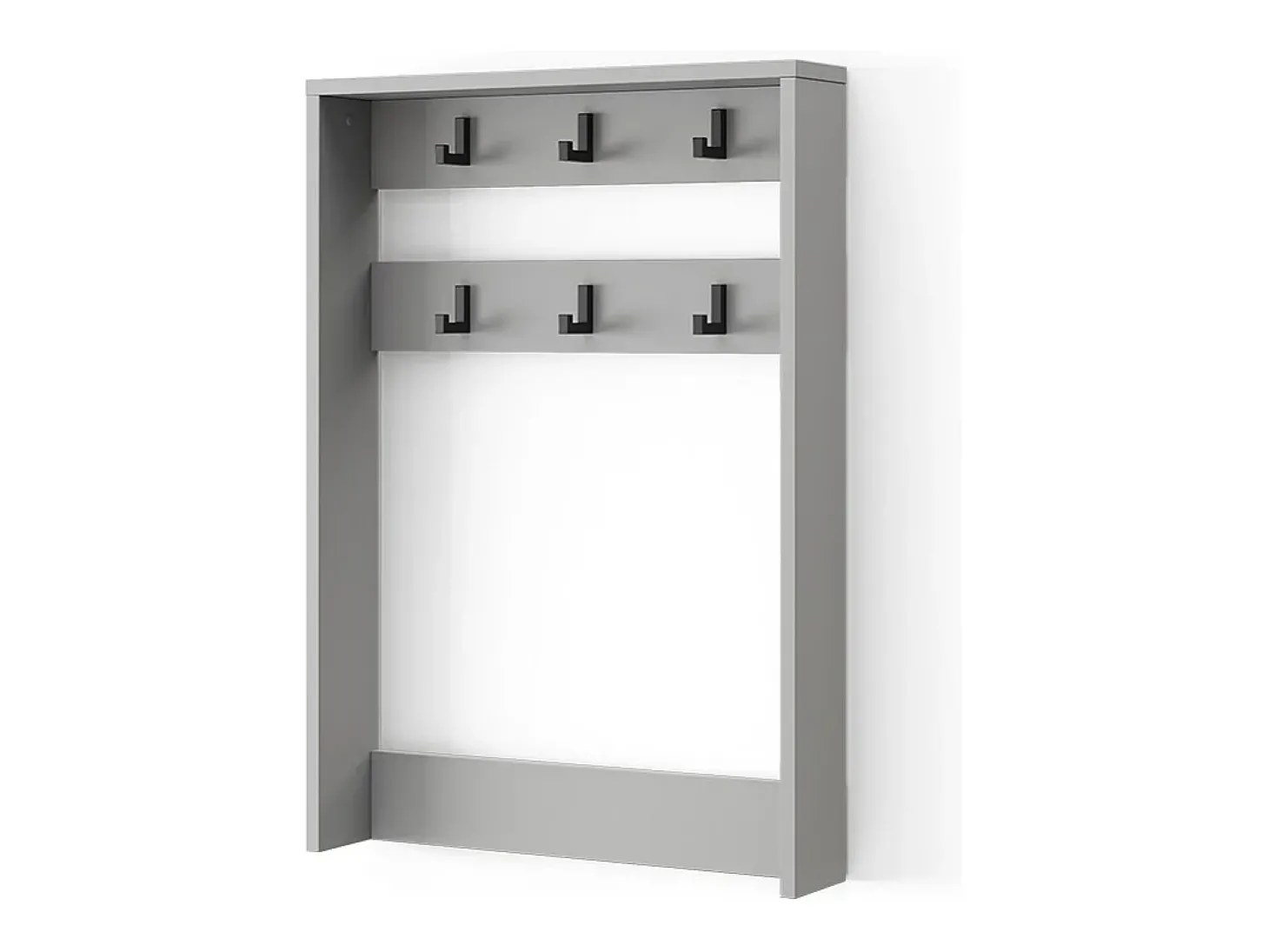 Cabide de parede cinza 60x12.1x85 eliza