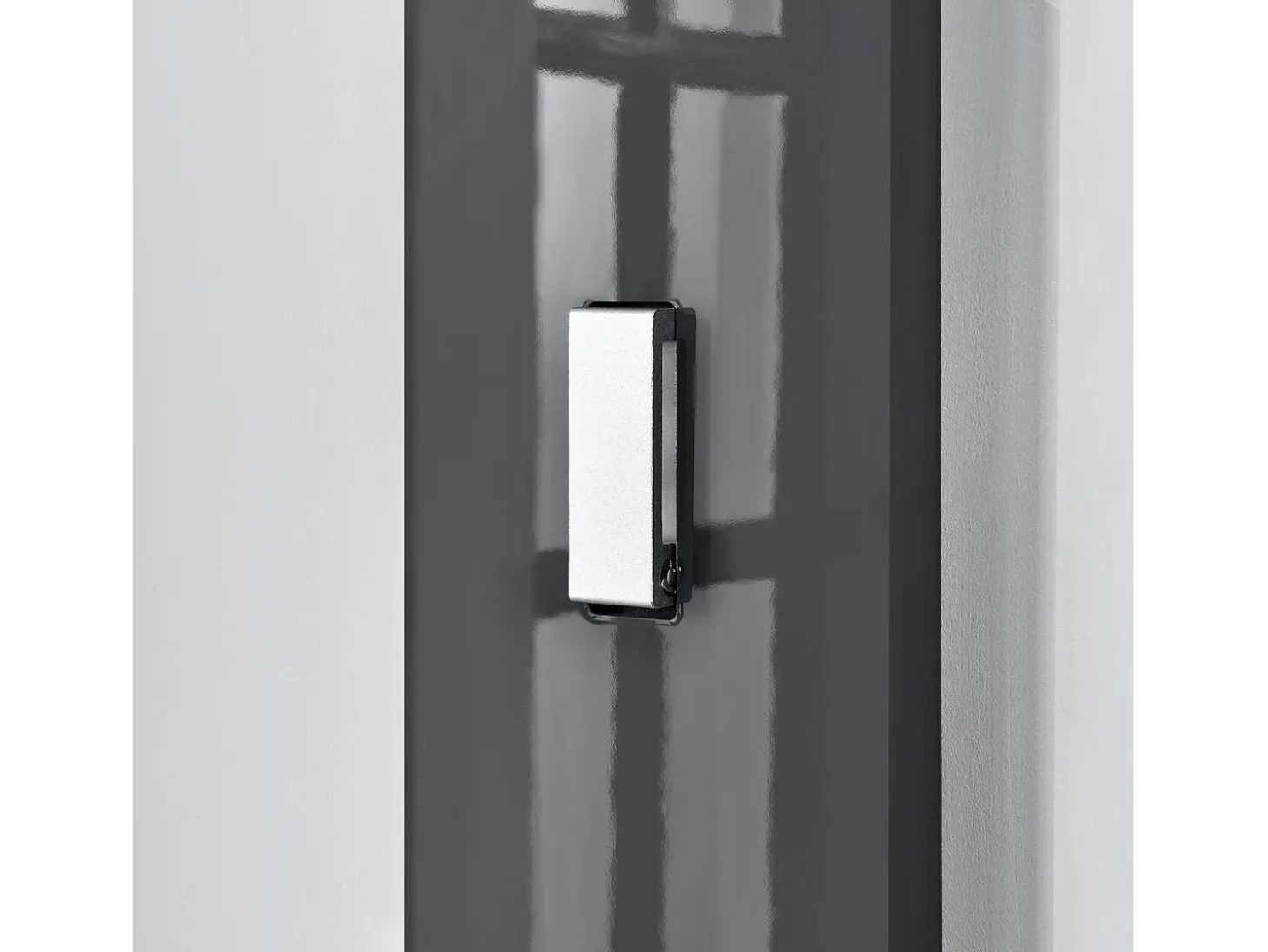 Cabide guarda-roupa parede ganchos para roupas painel de parede 170 cm cinza 03_0002144