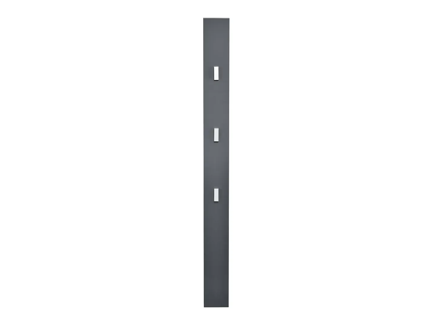 Cabide guarda-roupa parede ganchos para roupas painel de parede 170 cm cinza 03_0002144
