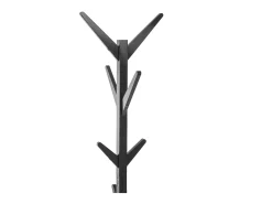 Cabide multiambiente com 8 cabides, preto, 173 cm